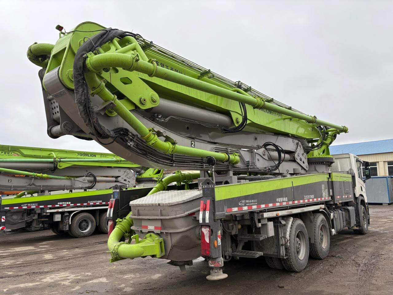 Автобетононасос ZOOMLION 50 метров на шасси SCANIA 6х4