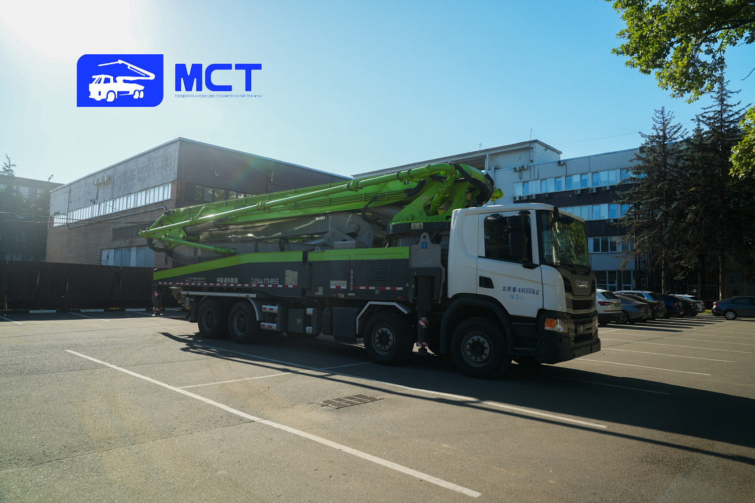 Автобетононасос ZOOMLION 56 метров на базе шасси SCANIA