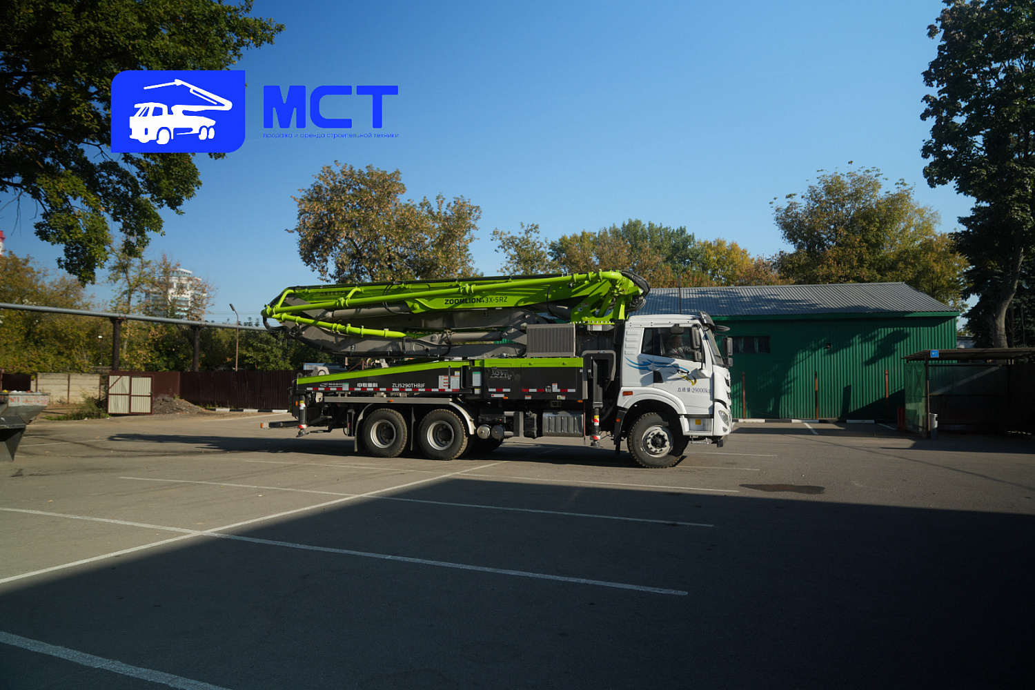Автобетононасос ZOOMLION 43 метра на базе шасси FAW
