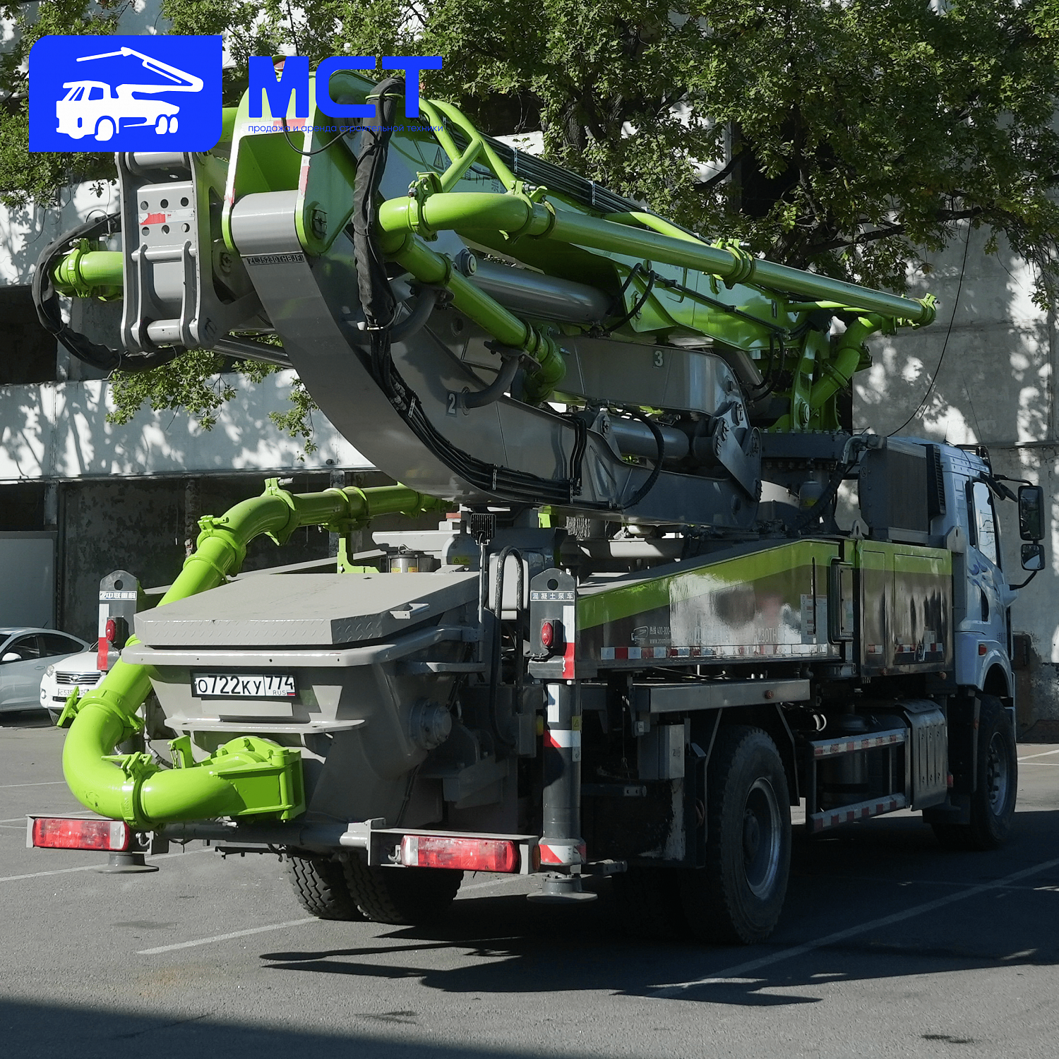 Автобетононасос ZOOMLION 38 метров на базе шасси FAW