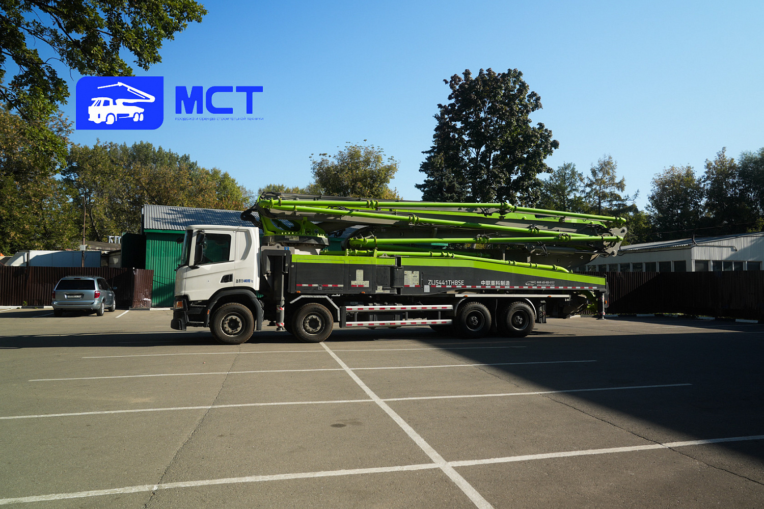 Автобетононасос ZOOMLION 56 метров на базе шасси SCANIA