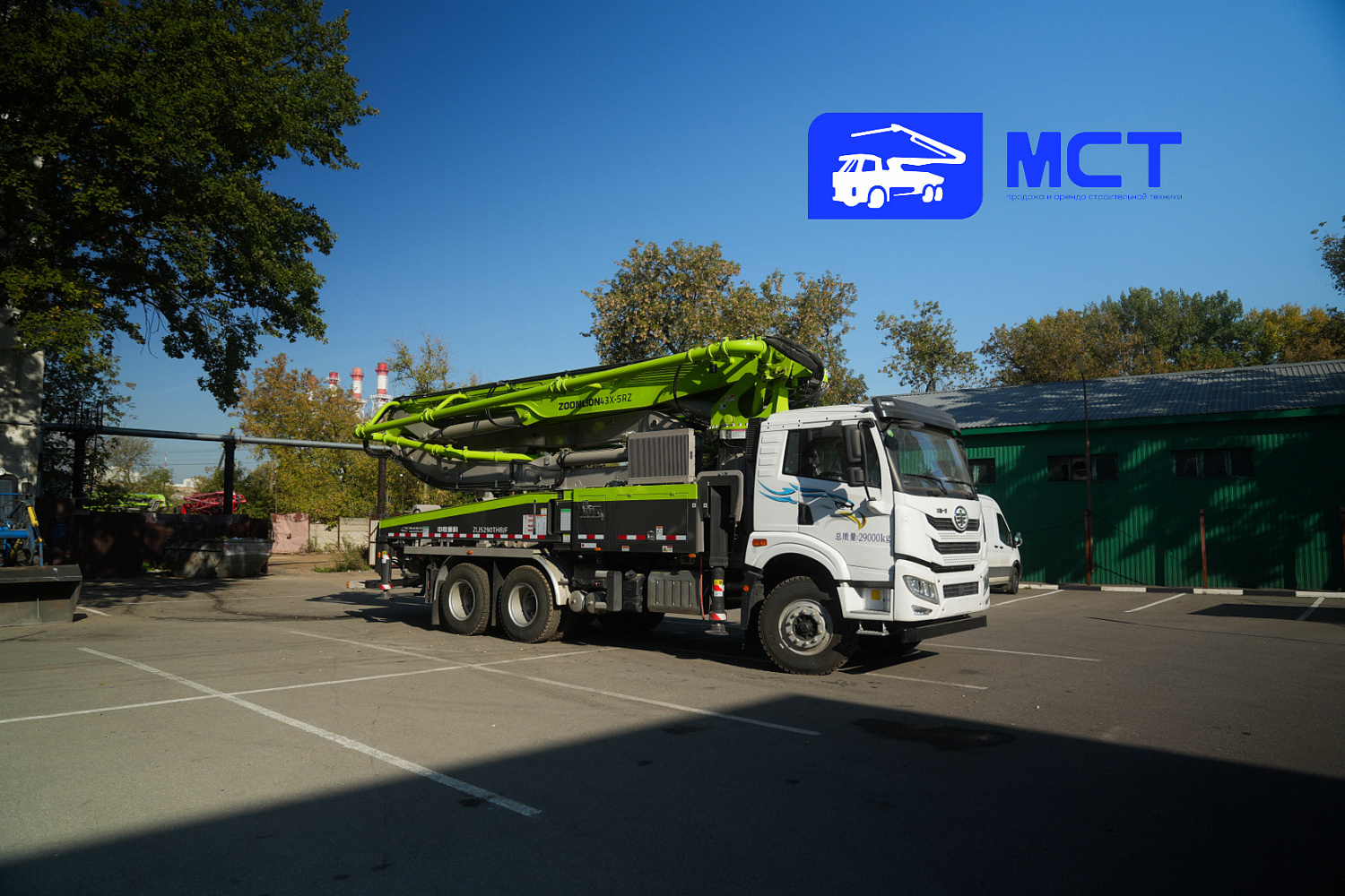 Автобетононасос ZOOMLION 43 метра на базе шасси FAW