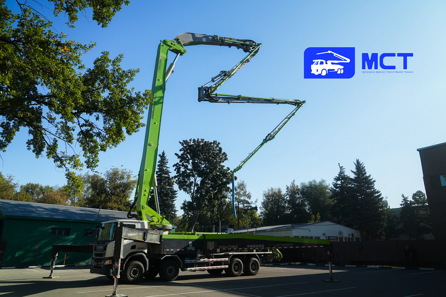 Автобетононасос ZOOMLION 56 метров на базе шасси SCANIA