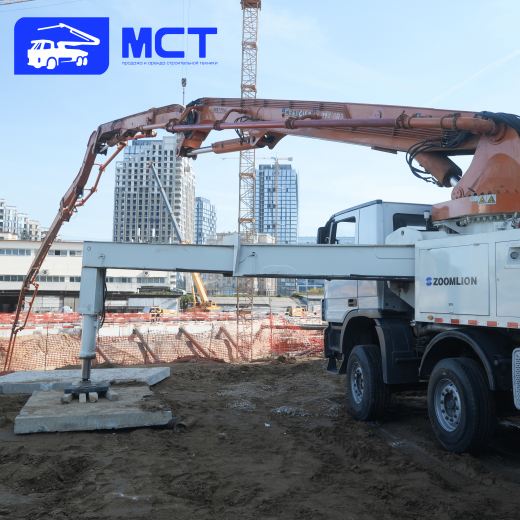 Автобетононасос ZOOMLION 52 метра на базе шасси Mercedes Benz 2017