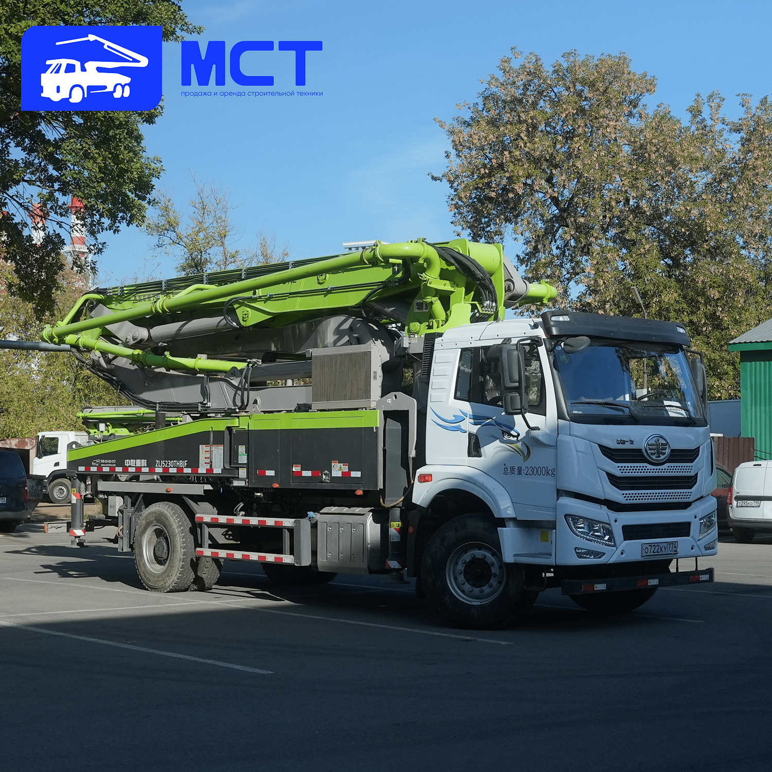 Автобетононасос ZOOMLION 38 метров на базе шасси FAW